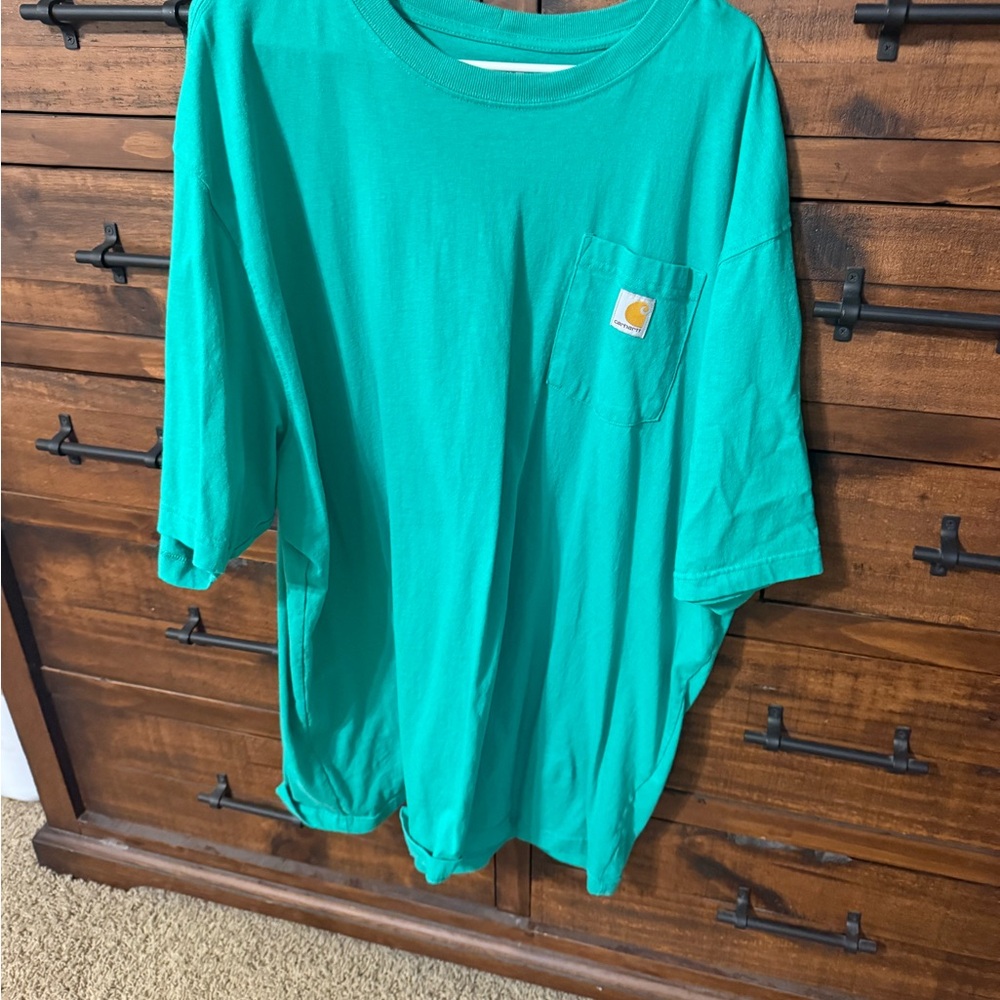 Carhartt Teal Loose Fit T-Shirt